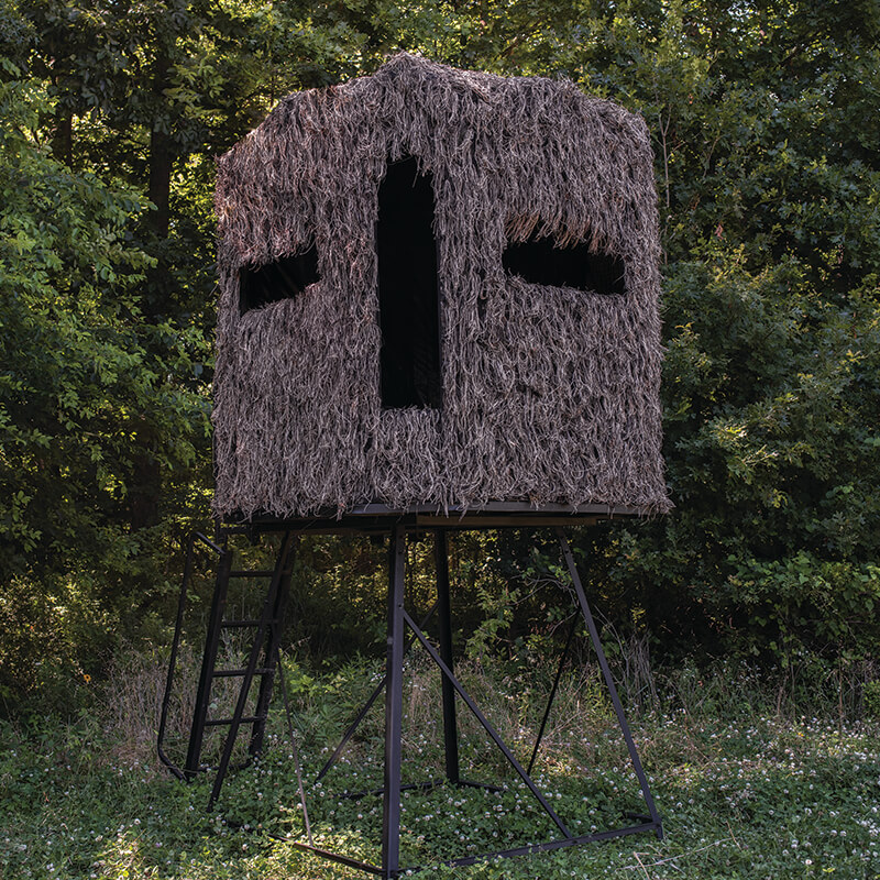 Soft Side 360° Ghillie Deluxe 6X6 Ground Blind